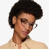 Clarissa Gradient Black Crystal AcetateEyeglass Frames for Women from EyeBuyDirect