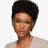 Tiffany Light Orange AcetateEyeglass Frames for Women from EyeBuyDirect