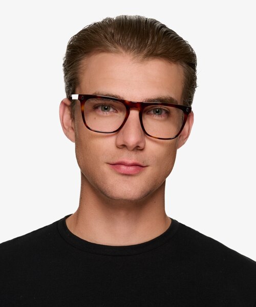 Hugh Tortoise AcetateEyeglass Frames for Men from EyeBuyDirect