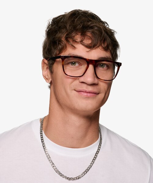 Hugh Tortoise AcetateEyeglass Frames for Women from EyeBuyDirect