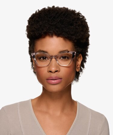 Ivory Tortoise Clear Tiffany -  Acetate Eyeglasses