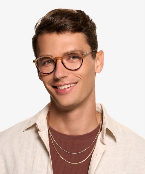Boaz Tortoise AcetateEyeglass Frames for Men from EyeBuyDirect