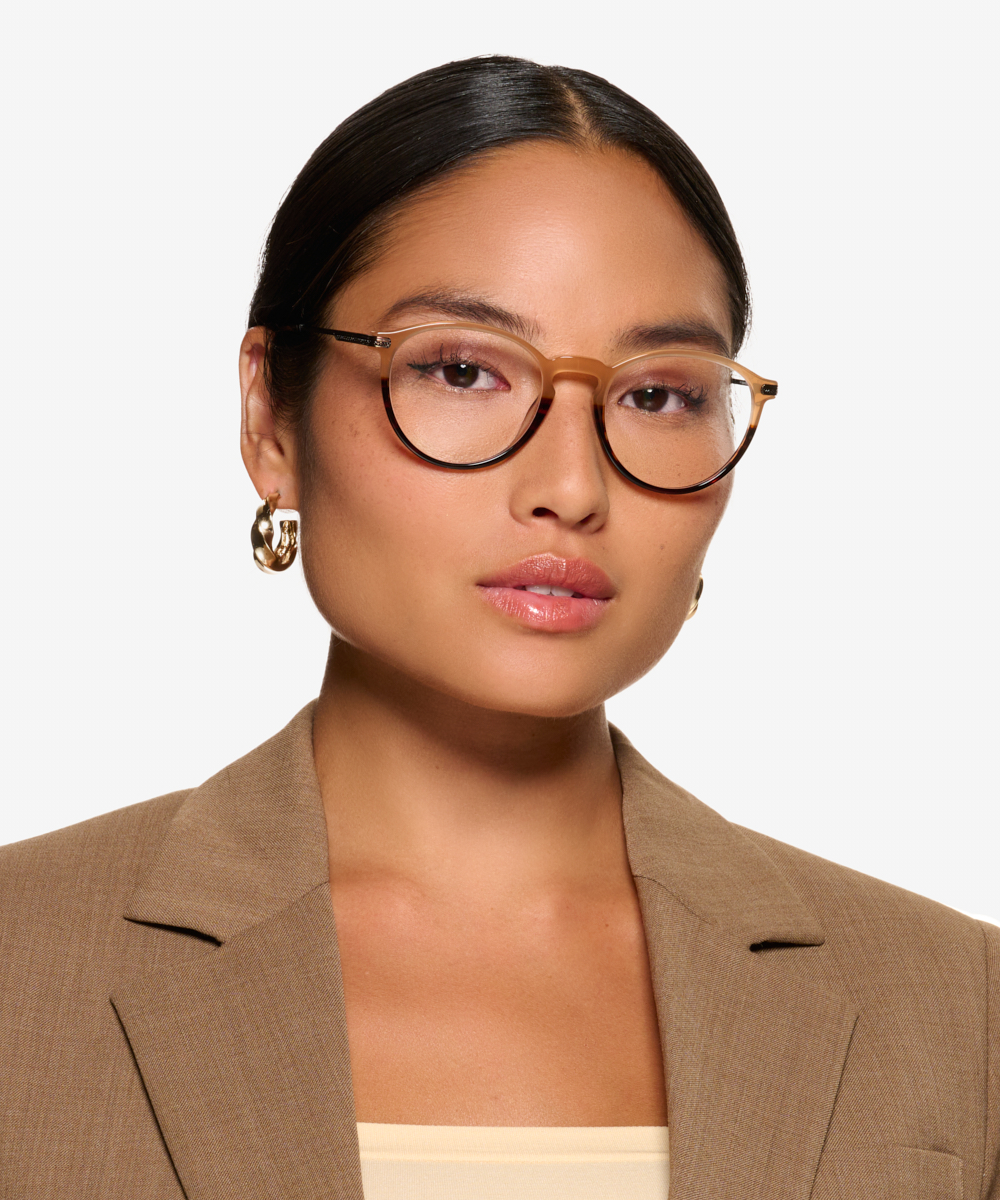 Boaz Round Tortoise Full Rim Eyeglasses Eyebuydirect Canada