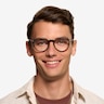 Boaz Matte Black AcetateEyeglass Frames for Men from EyeBuyDirect