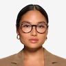 Boaz Matte Black AcetateEyeglass Frames for Women from EyeBuyDirect