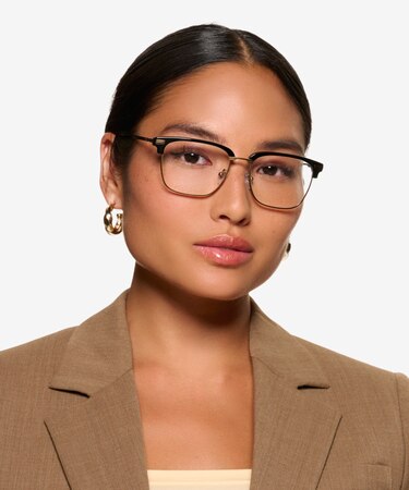 Black Ezra -  Acetate Eyeglasses