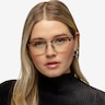 Charge Tortoise Gold MetalEyeglass Frames for Women from EyeBuyDirect