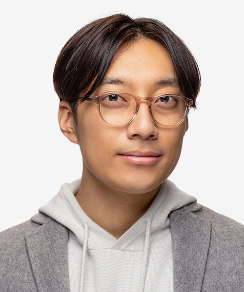 Rise Brown AcetateEyeglass Frames for Men from EyeBuyDirect