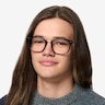 Adzo Black AcetateEyeglass Frames for Men from EyeBuyDirect