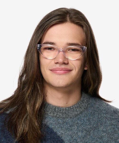 Taran Clear AcetateEyeglass Frames for Men from EyeBuyDirect