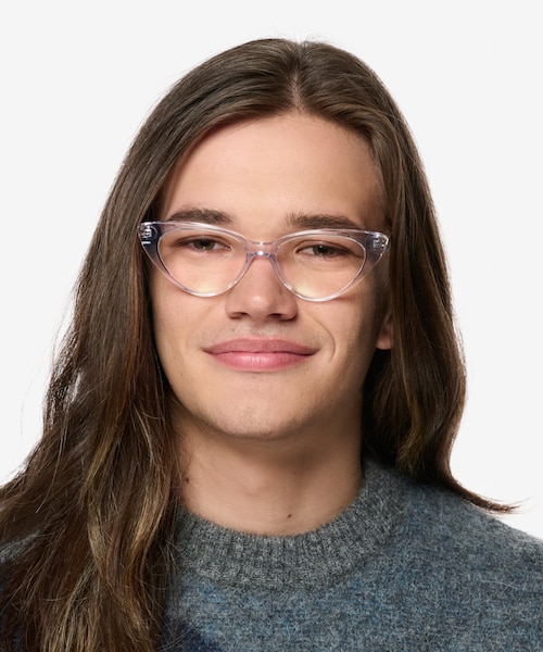 Taran Clear AcetateEyeglass Frames for Men from EyeBuyDirect