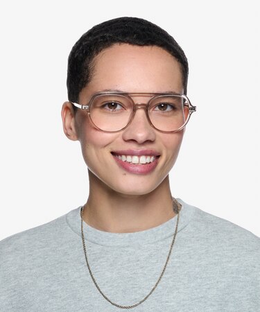 Clear Gray Jett -  Acetate Eyeglasses