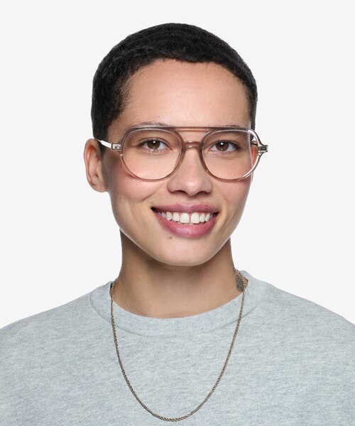 Jett Clear Gray AcetateEyeglass Frames for Women from EyeBuyDirect