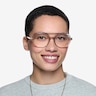 Jett Clear Gray AcetateEyeglass Frames for Women from EyeBuyDirect