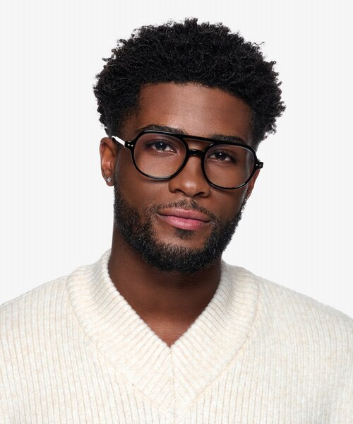 Jett Black AcetateEyeglass Frames for Men from EyeBuyDirect