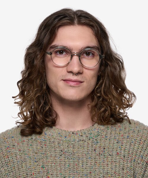 Gregory Clear Green AcetateEyeglass Frames for Men from EyeBuyDirect