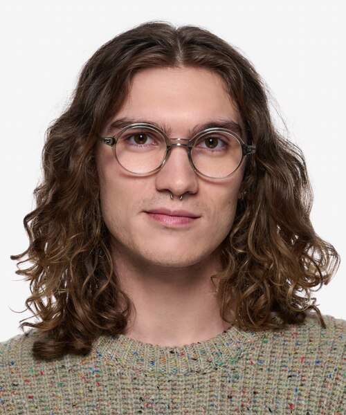 Gregory Clear Green AcetateEyeglass Frames for Men from EyeBuyDirect