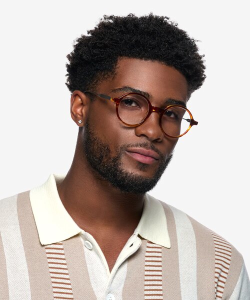 Gregory Striped Tortoise AcetateEyeglass Frames for Women from EyeBuyDirect