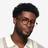 Gregory Striped Tortoise AcetateEyeglass Frames for Women from EyeBuyDirect