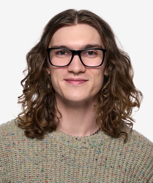 Zach Black AcetateEyeglass Frames for Men from EyeBuyDirect