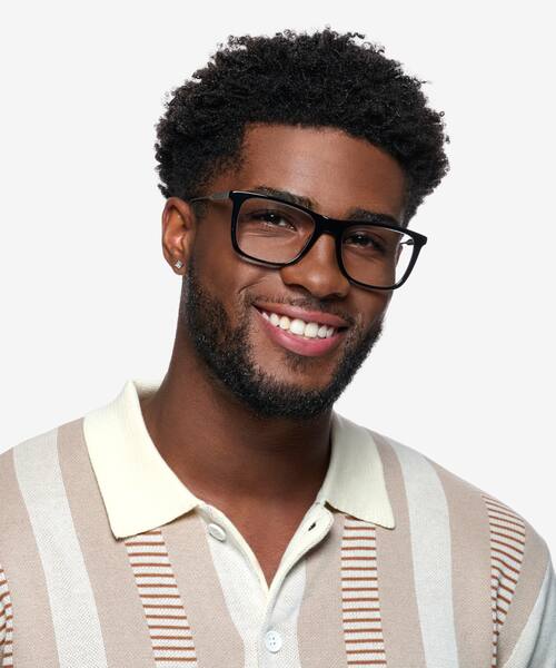 Black Zach -  Acetate Eyeglasses
