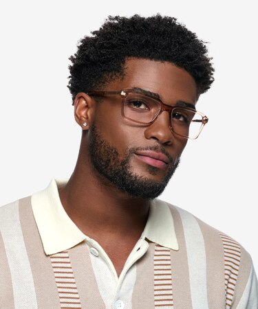 Clear Champagne Niall -  Acetate Eyeglasses