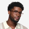 Niall Clear Champagne AcetateEyeglass Frames for Women from EyeBuyDirect