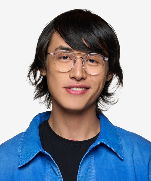 Mallet Clear Gold AcetateEyeglass Frames for Men from EyeBuyDirect