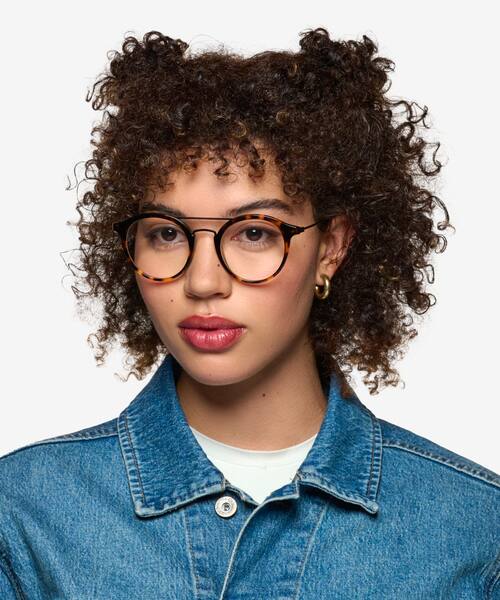 Tortoise Black Mallet -  Acetate Eyeglasses