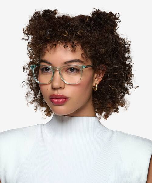 Clear Mint Vinyl -  Acetate Eyeglasses