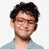 Snap Clear Orange AcetateEyeglass Frames for Men from EyeBuyDirect