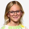 Snap Clear Blue AcetateEyeglass Frames for Women from EyeBuyDirect