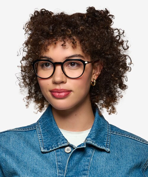 Chisle Black Gold AcétateMontures de lunettes de vue pour Femmes d'EyeBuyDirect