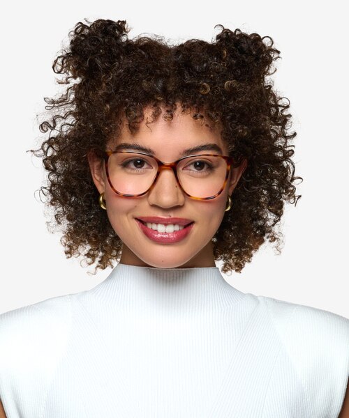 Study Brown Tortoise AcetateEyeglass Frames for Women from EyeBuyDirect