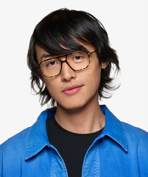 Craft Spotty Tortoise AcetateEyeglass Frames for Men from EyeBuyDirect