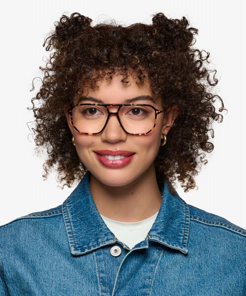 Craft Spotty Tortoise AcetateEyeglass Frames for Women from EyeBuyDirect