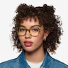 File Clear Green AcetateEyeglass Frames for Women from EyeBuyDirect
