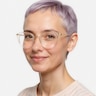 Hollie Clear MetalEyeglass Frames for Women from EyeBuyDirect