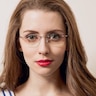 Cully Pink TitaniumEyeglass Frames for Women from EyeBuyDirect