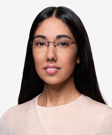 Brown Ottawa -  Lightweight Metal Eyeglasses