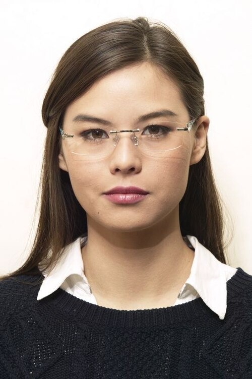 Rio Silver MetalEyeglass Frames for Women from EyeBuyDirect