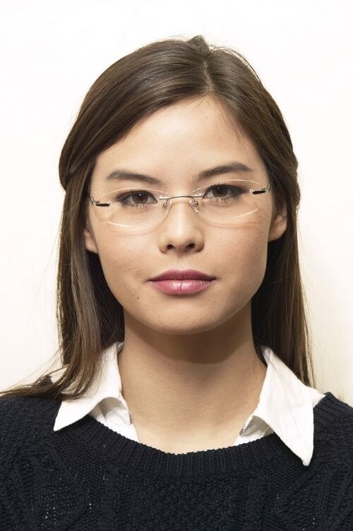 Blaine Silver TitaniumEyeglass Frames for Women from EyeBuyDirect