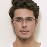 Andre Coffee MetalEyeglass Frames for Men from EyeBuyDirect