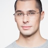 Benson Black MetalEyeglass Frames for Men from EyeBuyDirect