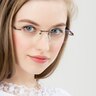 Bentlee Coffee MetalEyeglass Frames for Women from EyeBuyDirect