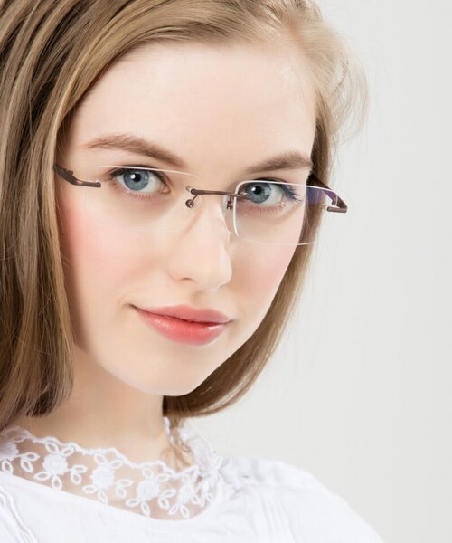 Bentlee Coffee MetalEyeglass Frames for Women from EyeBuyDirect