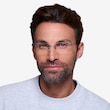 Woodrow Black MetalEyeglass Frames for Men from EyeBuyDirect