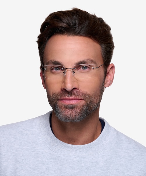 Woodrow Black MetalEyeglass Frames for Men from EyeBuyDirect