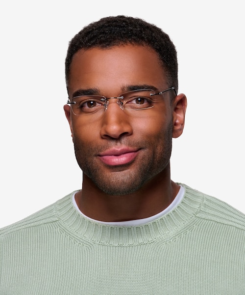 South Gunmetal MetalEyeglass Frames for Men from EyeBuyDirect