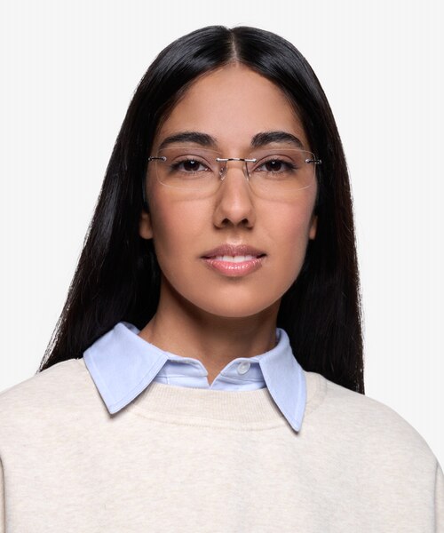 Dimension Gunmetal TitaniumEyeglass Frames for Women from EyeBuyDirect